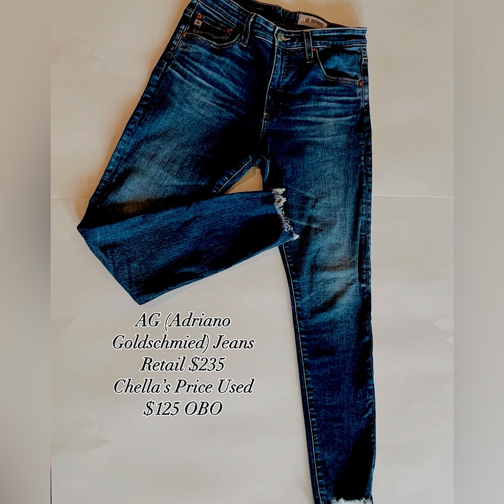 AG Adriano Goldschmied Jeans. Size 29R
Farrah High Rise Skinny Ankle
